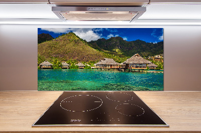 Kitchen splashback Bungalowy by the water