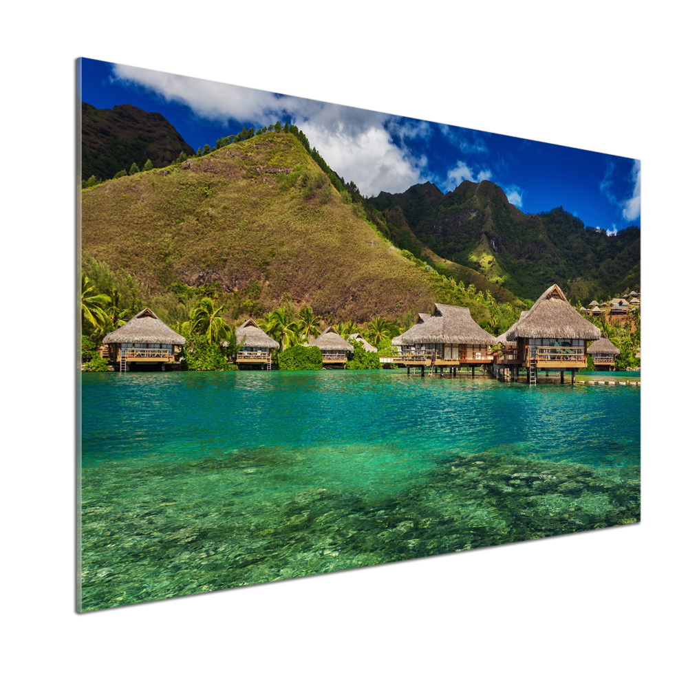 Kitchen splashback Bungalowy by the water