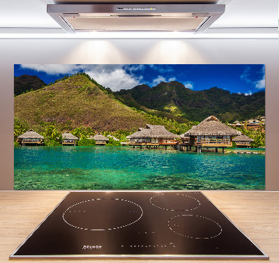 Kitchen splashback Bungalowy by the water