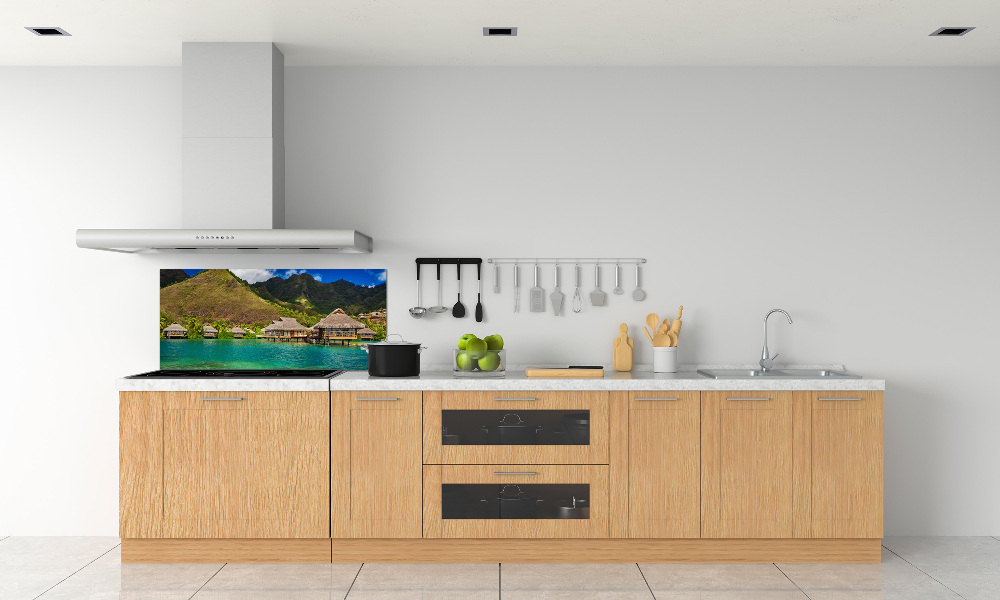 Kitchen splashback Bungalowy by the water