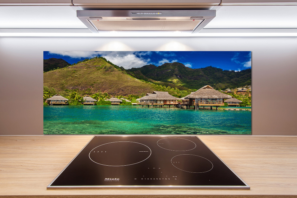 Kitchen splashback Bungalowy by the water