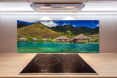 Kitchen splashback Bungalowy by the water