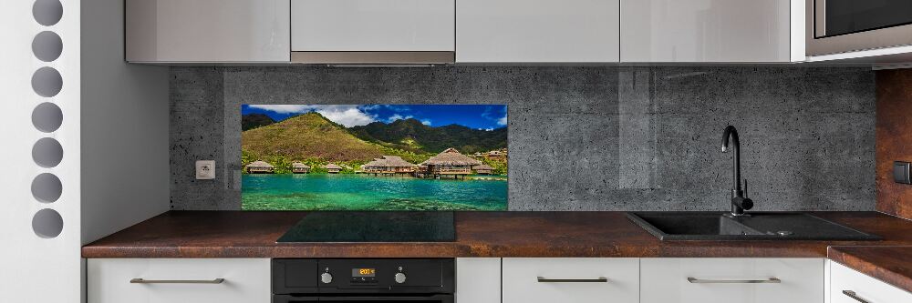 Kitchen splashback Bungalowy by the water