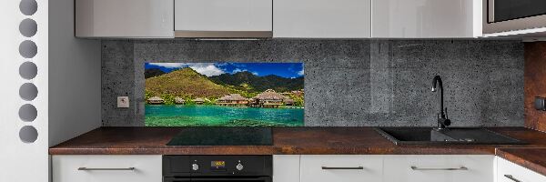 Kitchen splashback Bungalowy by the water