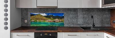 Kitchen splashback Bungalowy by the water