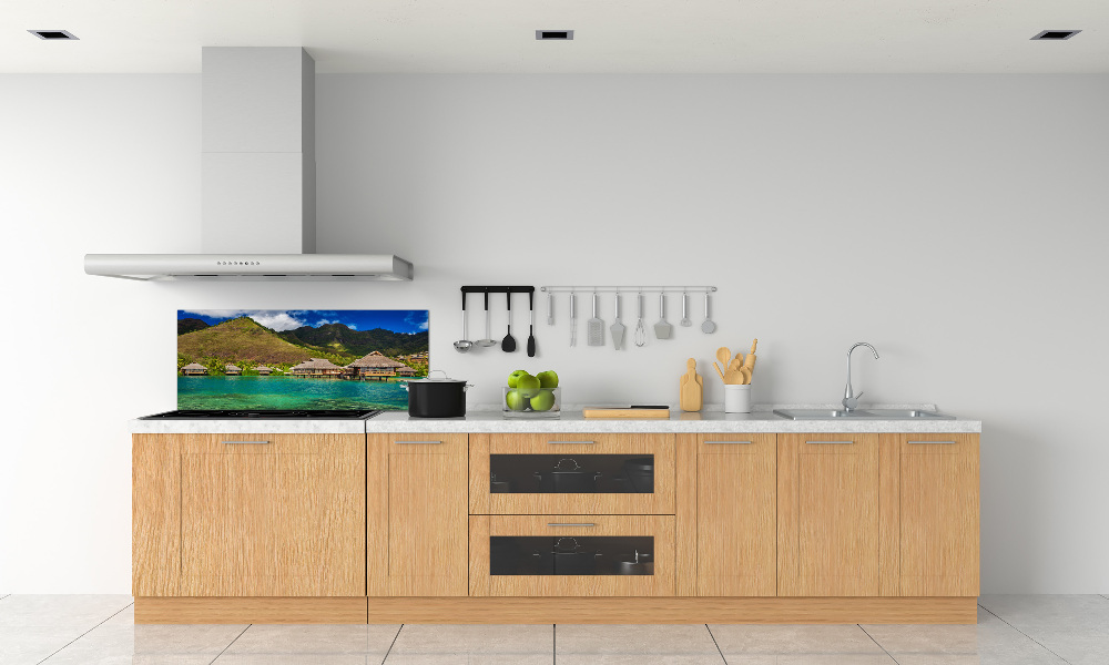 Kitchen splashback Bungalowy by the water