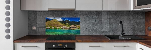 Kitchen splashback Bungalowy by the water