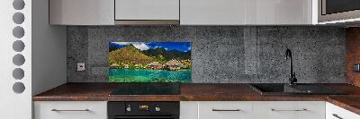 Kitchen splashback Bungalowy by the water