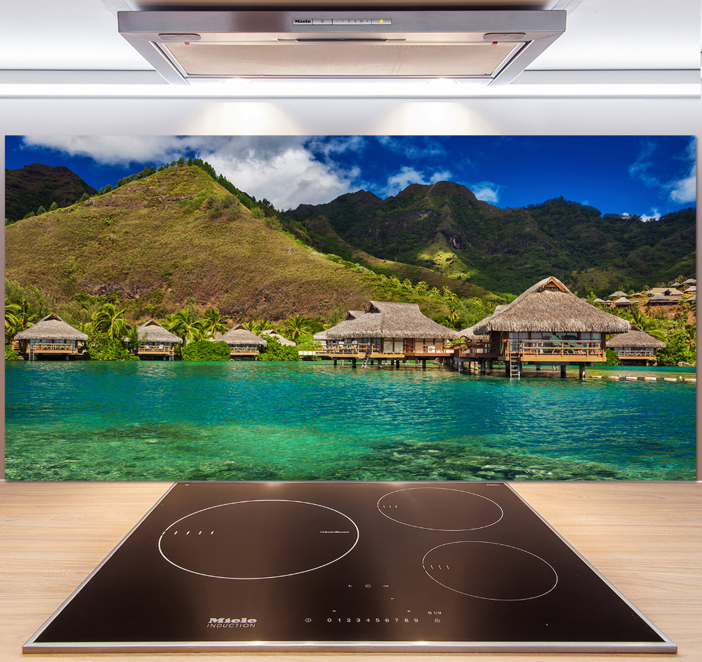 Kitchen splashback Bungalowy by the water