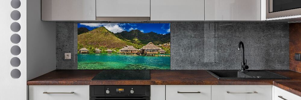 Kitchen splashback Bungalowy by the water