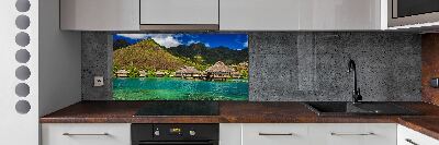 Kitchen splashback Bungalowy by the water