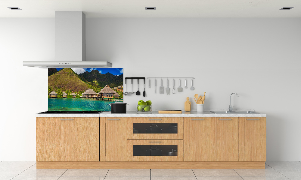 Kitchen splashback Bungalowy by the water