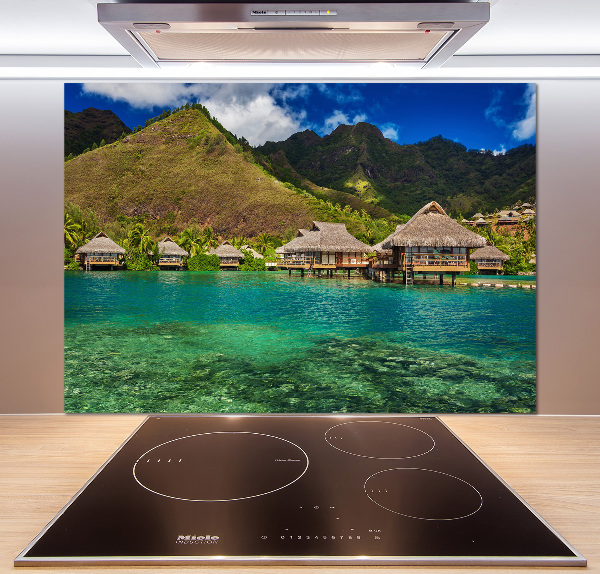 Kitchen splashback Bungalowy by the water