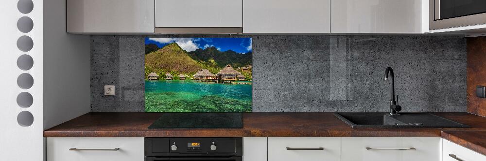 Kitchen splashback Bungalowy by the water