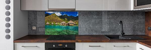 Kitchen splashback Bungalowy by the water