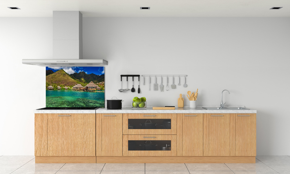 Kitchen splashback Bungalowy by the water