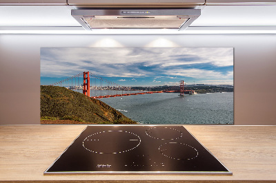 Cooker splashback San Francisco bridge