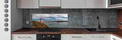 Cooker splashback San Francisco bridge