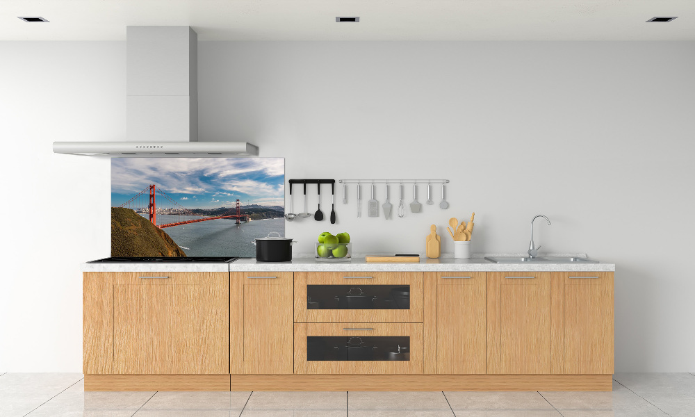 Cooker splashback San Francisco bridge