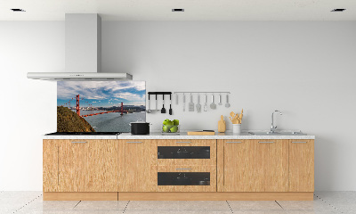 Cooker splashback San Francisco bridge