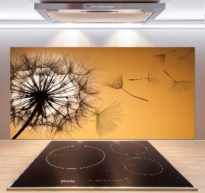 Cooker splashback Dandelion