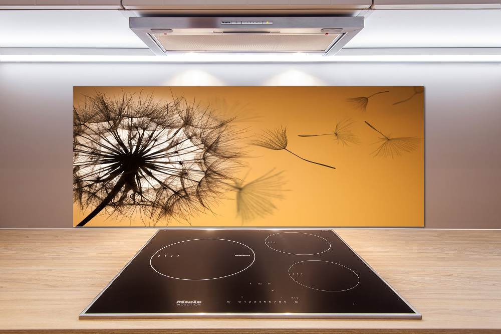 Cooker splashback Dandelion