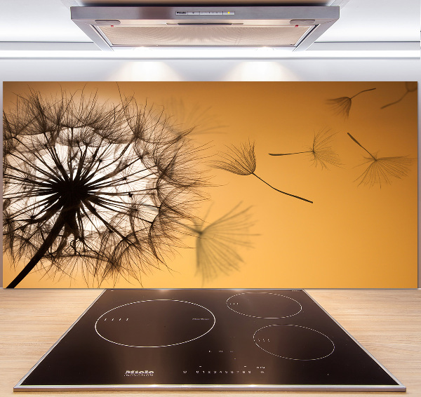 Cooker splashback Dandelion