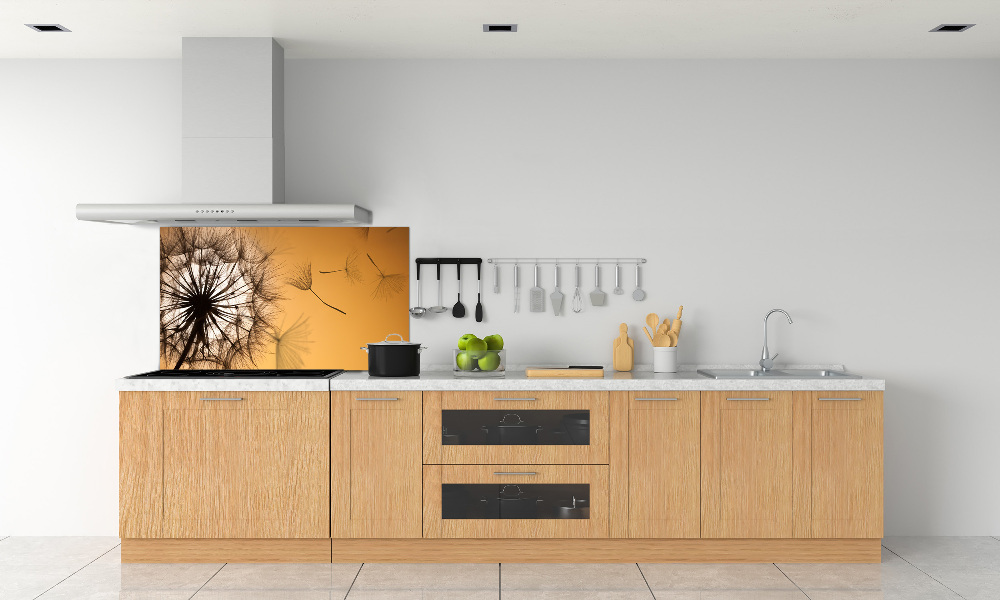 Cooker splashback Dandelion