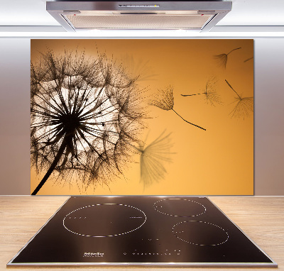 Cooker splashback Dandelion