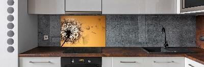 Cooker splashback Dandelion