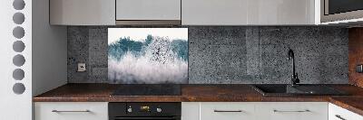 Cooker splashback Winter trees