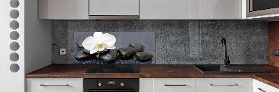 Cooker splashback Orchid