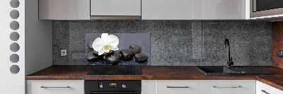 Cooker splashback Orchid