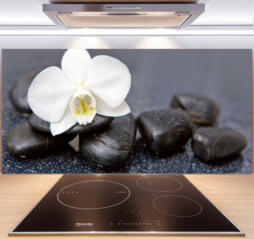 Cooker splashback Orchid