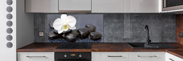 Cooker splashback Orchid