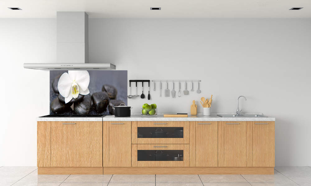 Cooker splashback Orchid