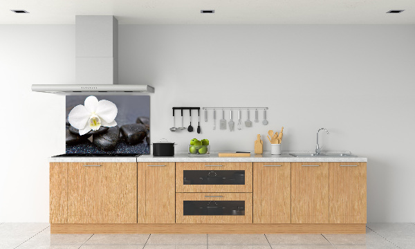 Cooker splashback Orchid