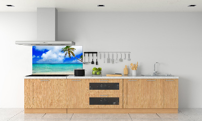 Cooker splashback Caribbean beach