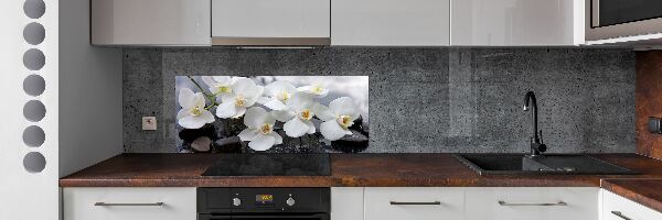 Kitchen splashback Orchid