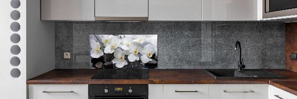 Kitchen splashback Orchid