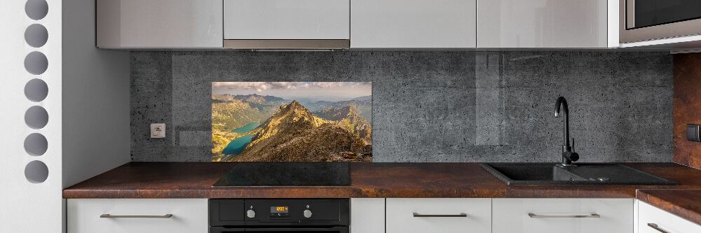 Cooker splashback Morskie Oko Tatry