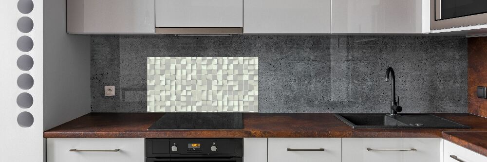 Cooker splashback Geometric background