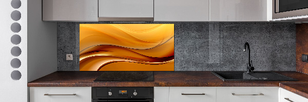 Cooker splashback Background waves