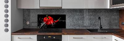 Cooker splashback Red peppers