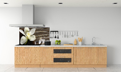 Hob splashback Orchid