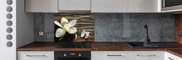 Hob splashback Orchid