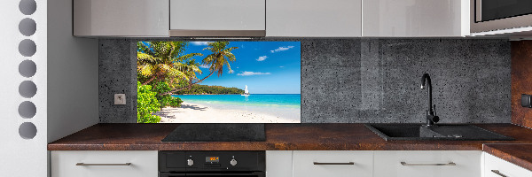 Cooker splashback Tropical beach