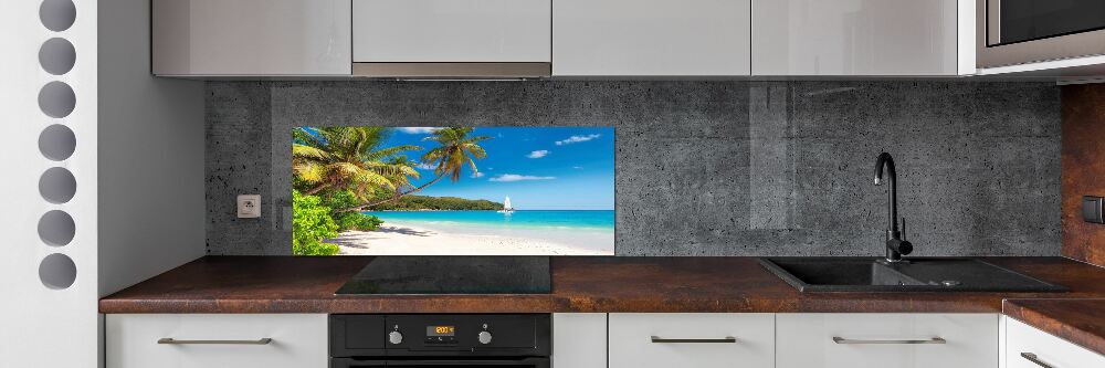 Cooker splashback Tropical beach