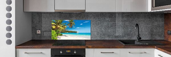 Cooker splashback Tropical beach