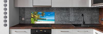 Cooker splashback Tropical beach